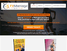 Tablet Screenshot of fitmarriage.com